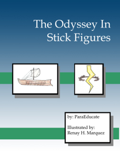 Cover of "The Odyssey In Stick Figures"